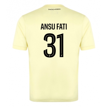 AS Monaco Ansu Fati #31 Maglia Gara Terza Repliche 2025-26 Maniche Corte